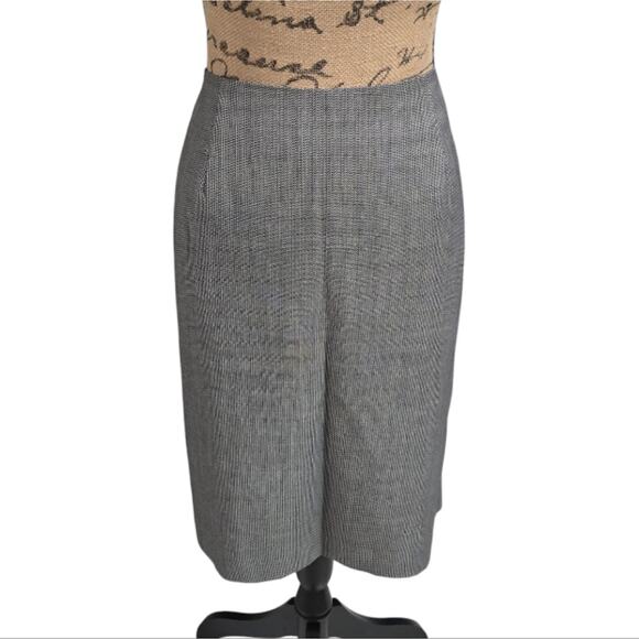 Talbots Wool Blend Houndstooth Skirt Blazer Suit Plus Size 12 W - Picture 7 of 14